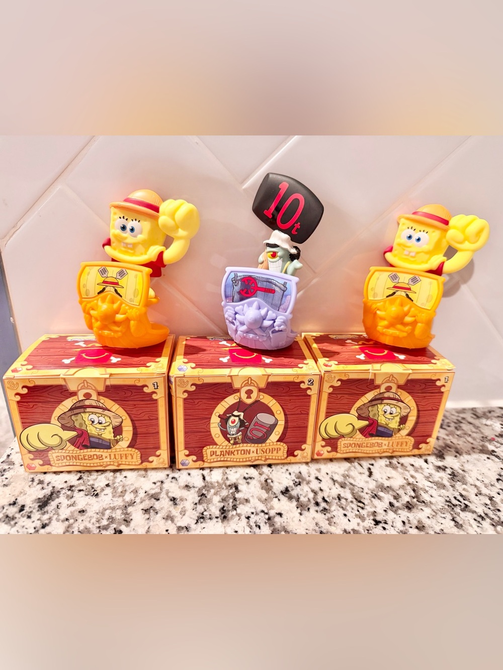 McDonald’s SpongeBob x One Piece Blind Box Figures